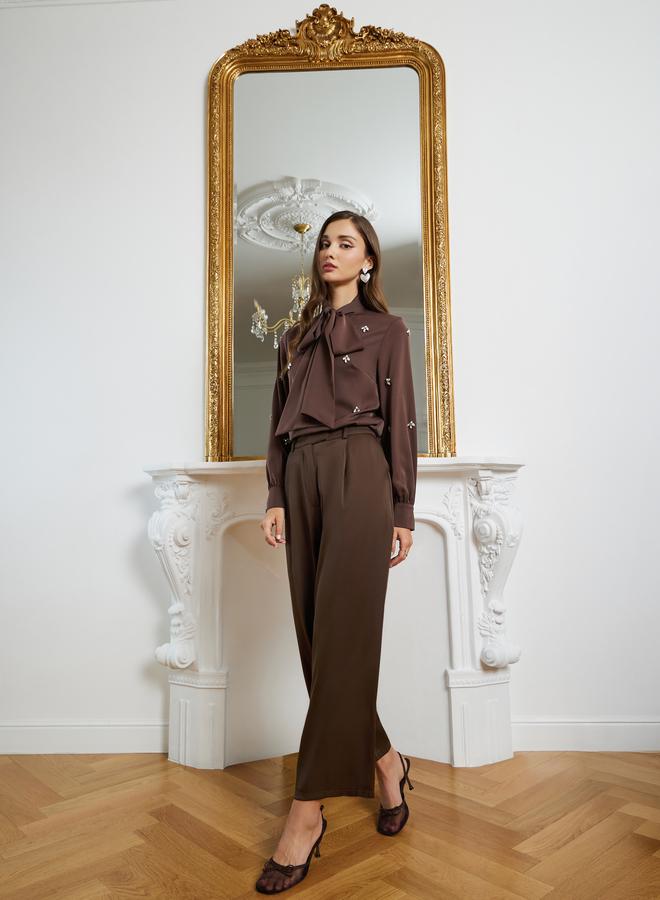 ستايلي بنطال بأرجل واسعة - Image 4